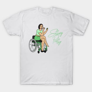 Sitting Pretty in Green 3 T-Shirt